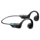 骨伝導イヤホン 【真の骨伝導 & 最大12時間連続再生】 Bluetooth5.3 マイク付き ワイヤレス 耳掛け式 ブルートゥース 耳を塞がない ヘッドホン ...