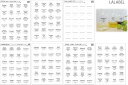 Lalabel 詰め替え容器ラベル168枚 白 or クリア<調味料48・スパイスハーブ48・料理素材48・手書きフリーラベル24枚>カフェ風ラベル 保存容器用...