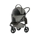 【Best Wonder】ペット カートバギー三輪 分離式 3way 対面式 背面式 小型犬 中型犬 ペットキャリー 折りたたみ ペット用品 軽量 耐荷重20kg (グレー)