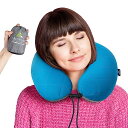Hikenture ネックピロー【80g超軽量・コンパクト収納】カバー洗濯可 サイズ調節可 持ち運び便利 飛行機 車 新幹線 バス に適用 U型 携帯枕 首枕 旅行枕 エアーピロー 空気 トラベルピロー お昼