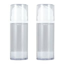 HAMILO 詰め替えポンプボトル 化粧水 乳液 真空ボトル 約100ml 2点セット