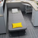 おりたたみベッド 来客用 ベッド コンパクト シングル 簡単不要 マットレス キャスター付き 持ち運び便利 四つ折り 収納 簡易 軽量小型 省スペース プレゼン...