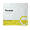 EXOMANIA プレミアムシートマスク大容量 typeC 30枚入(370mL)/ヒト脂肪幹細胞エキスエクソソーム+3種のビタミンC誘導体+次世代レチノール様"バクチオール"配合/オールインワンシートマスク/毛穴