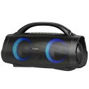 DOSS Extreme Boom Pro Bluetoothスピーカー ワイヤレス 100W 大音量 20時間再生 IPX6防水 ポータブル ブルートゥース 低音強化 パッシブラジエーター搭載 USB-C充電 ダンス/キャンプ/パーティー/旅行用