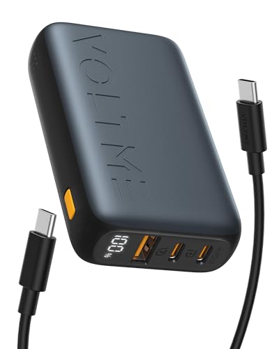 VOLTME モバイルバッテリー 小型 35W 急速充電 10000mAh 大容量 3台同時充電 LED残量表示 モバイル バッテリー USB-A×1 & USB-C×2 PD3.0& QC3.0 PPS対応 PSE技術基準適合 iPhone 15 Android iPad その他各種機器対応 VOLTME モバイルバッテリー 小型 35W 急速充電 10000mAh 大容量 3台同時充電 LED残量表示 モバイル バッテリー USB-A×1 & USB-C×2 PD3.0& QC3.0 PPS対応 PSE技術基準適合 iPhone 15 Android iPad その他各種機器対応