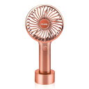Miady ハンディファン 携帯扇風機 3段階風力調節 TYPE-C充電式 持ち運び便利 20時間動作 5枚羽根 小型 軽量 強力 コンパクト スタンド機能付き...