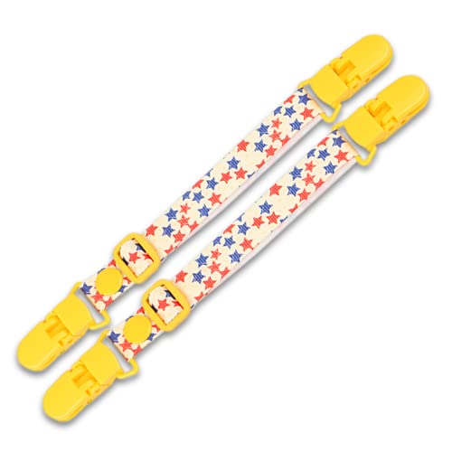 マルチクリップ 2本セット ベビー ひざ掛けクリップ ブランケットクリップ ベビーカー 長さ調整 エプロン ひざ掛け ブランケット 落下防止 ずり落ち防止 (スター) マルチクリップ 2本セット ベビー ひざ掛けクリップ ブランケットクリップ ベビーカー 長さ調整 エプロン ひざ掛け ブランケット 落下防止 ずり落ち防止 (スター)