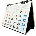 2025年4月~2026年3月 エコ卓上カレンダー SIMPLE IS BEST(シンプル イズ ベスト)シリーズ SP-2 desk calendar デスクカレンダー 文房具