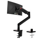 Z Z-Edge PCモニターアーム 液晶ディスプレイアーム シングルアーム 22~40インチ対応 耐荷重2~12kg ガススプリング式 グロメット式&クランプ...