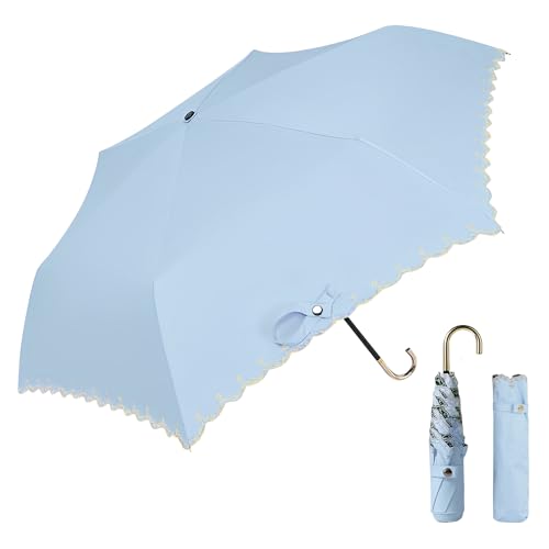 折りたたみ傘 超軽量 174g-210g 日傘 【UVカット・晴雨兼用・ 遮光遮熱 】日焼け防止 熱中症対策 梅雨対策 紫外線遮断 レディース かわいい 超撥水 耐風 小型 コンパクト 携帯便利(星柄-スカ 折りたたみ傘 超軽量 174g-210g 日傘 【UVカット・晴雨兼用・ 遮光遮熱 】日焼け防止 熱中症対策 梅雨対策 紫外線遮断 レディース かわいい 超撥水 耐風 小型 コンパクト 携帯便利(星柄-スカ