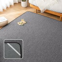 OIGAE 夏用ラグマット カーペット 接触冷感 【1枚2役 ラグカバー&冷感ラグ】 190×190cm 約2畳 「独自開発のAIRCOOLIC糸冷感生地」 低反発ウレタン 吸湿速乾 ひんやり ラグ 霜降り 通気性 抗菌 防
