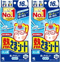 小林製薬 熱さまシート 大人用 冷却シート 冷えピタ 2枚入り×16袋 32枚セット ※外箱は付きません 茶封筒 ネコポス(ポスト投函)配送(4)