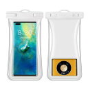 スマホ 防水ケース 水に浮くタイプ IPX8認定 海 プール 温泉 カバー 携帯 ドライバッグ 水中撮影 顔認証 首かけ ストラップ付き 密封 保護 ビーチ 入浴 水泳 潜水 サーフィン 登山 野外ライブ