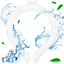 Sumeriy クールリング アイスネックリング 長持ち 繰り返し使用可能 冷却リング 28℃以下で自然凍結 電池不要 爽快 結露しない 冷感 クールリング 暑...