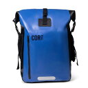 COR Surf 防水ドライバッグバックパック パッド入りラップトップスリーブ付き 25L & 40L 高耐久 ロールトップパック, ダークブルー, 40L, 旅行用バックパック。