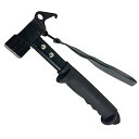 Sutekus 鍛造ハンマー 高強度 手に馴染みやすい ラバーグリップ仕様 キャンプ用 ペグ打ち&抜き (ブラック)