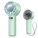 【2025年夏の初登場 -25℃瞬間冷却】 携帯扇風機 冷却プレート ハンディファン 12枚羽根 6000mAh大容量 手持ち扇風機 強力送風 1〜100段階風...