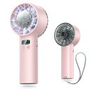 【2025年夏の初登場 -25℃瞬間冷却】 携帯扇風機 冷却プレート ハンディファン 12枚羽根 6000mAh大容量 手持ち扇風機 強力送風 1〜100段階風...