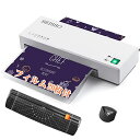 SEISSO ラミネーター 75∼125μm対応 A4まで対応 2-3分間ウォームアップ 3in1多機能ラミネーター 一分間300mm 0.5mmま...