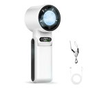 【猛暑退散・-20℃瞬時冷感】 ハンディファン 冷却プレート搭載 冷却ファン 手持ち扇風機 6000mAh 大容量 強力 静音 VORAGA 4in1 100段階風量調整 Type-C充電式 ケーブル付属 LED液晶画面 7枚羽根 ハ