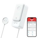 SwitchBot 水漏れセンサー コード付き WiFi Alexa ‐ スイッチボット 水位センサー 水漏れ防止 防犯アラーム 音量調整可能 スマートホーム セキュリティ 遠隔対応 水漏れ検知器