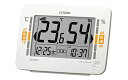 リズム(RHYTHM) シチズン 高精度 デジタル 温湿度計 (電波時計 機能付き) カレンダー 環境目安表示 白 CITIZEN 13.2x18.6x5.3cm 8RZ232-003