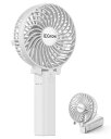 ハンディファン 携帯扇風機 4800mAh容量 手持ち 3段階風量調節 最大20時間動作 Type-C 充電式 取り外し電池 手持ち扇風機 持ち運びに便利 折り畳み 小型扇風機 熱中症対策 見花 旅行 花火大会な(2)