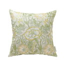 川島織物セルコン Morris Design studio モリスデザインスタジオ クッションカバー ピンクアンドローズ イエロー 45×45cm LL1739 洗える 花柄 ナチュラル クラシック