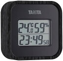 タニタ デジタル温湿度計 ブラック TT-571