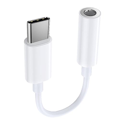 【FsGrg】USB Type-C to 3.5mm イヤホンジャックアダプタ 変換ケーブル タイプCからAuxオーディオアダプタケーブルケーブル HIFI音質 通話・音楽・音量調節可能 MacBook Air/iPad Pro/Android/タイプCに対応