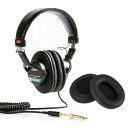 Sony MDR-7506 プロフェッショナル折りたたみ式ヘッドフォン レザーイヤーパッド付き