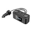 SHEAWA カーチャージャー 急速充電 QC3.0 USB2ポート Type-Cポート シガーソケット2連 PD35W+PD22W Quick Charge ...