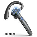 ヘッドセット bluetooth ワイヤレスの最高傑作・Bluetooth5.3+EDR bluetooth ヘッドセット 片耳 ブルートゥースイヤホン 片耳イヤホン マイク付き 耳掛け式 最大15時間連続再生 ハンズフリー通話可 ACC