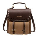 NIELHYUN ミニ リュック ショルダーバッグ レディース 小さめ 可愛い リュックサック バックパック レトロ アンティーク 3way 手提げ 斜め掛け バッグ ハンドバッグ 軽量 通勤 通学 ショルダー