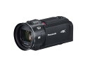 パナソニック (Panasonic) 4K デジタル ビデオカメラ HC-VX3-K 5軸ハイブリッド手振れ補正 光学24倍ズーム レザーブラック