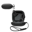 For Powerbeats Pro 2 用 ケース カバー 【NOUKAJU】 ワイヤレス イヤーホン シリコン 保護ケース (カラビナ付き+ストラップ付き ) 落下防止 キズ防止 耐衝撃 装着充電可能 防水 防塵 (ブラック)(2)