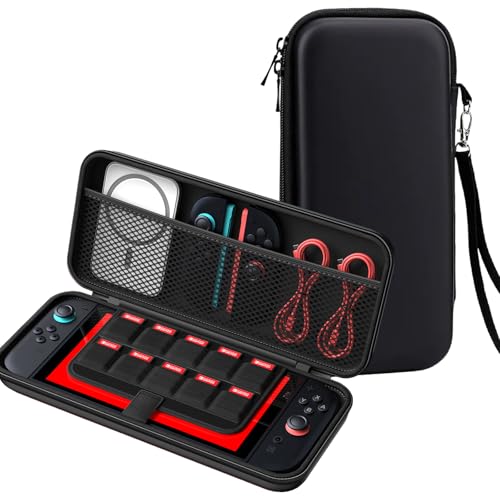 Switch 2 ケース Switch 2025 収納バッグ Switch 保護カバー キャリングケース 耐衝撃 防水 大容量 ゲームカード10枚 旅行用 キャリングセット小物収納可 持ち運び便利 Switch 2(2025) ケース (ブラック) Switch 2 ケース Switch 2025 収納バッグ Switch 保護カバー キャリングケース 耐衝撃 防水 大容量 ゲームカード10枚 旅行用 キャリングセット小物収納可 持ち運び便利 Switch 2(2025) ケース (ブラック)