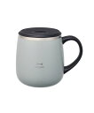 BRUNO ブルーノ 蓋つき ステンレスマグ マグカップ 保温 保冷 真空二重構造 ショート 320ml ブルー グレー BHK262-BGY