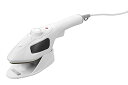 TWINBIRD(ツインバード) 衣類スチーマー アイロン ハンディ 除菌 脱臭 パワフルスチーム 3段階温度調節 ハンガーにかけたまま シワ伸ばし プレス ホワイト ESA-4095W