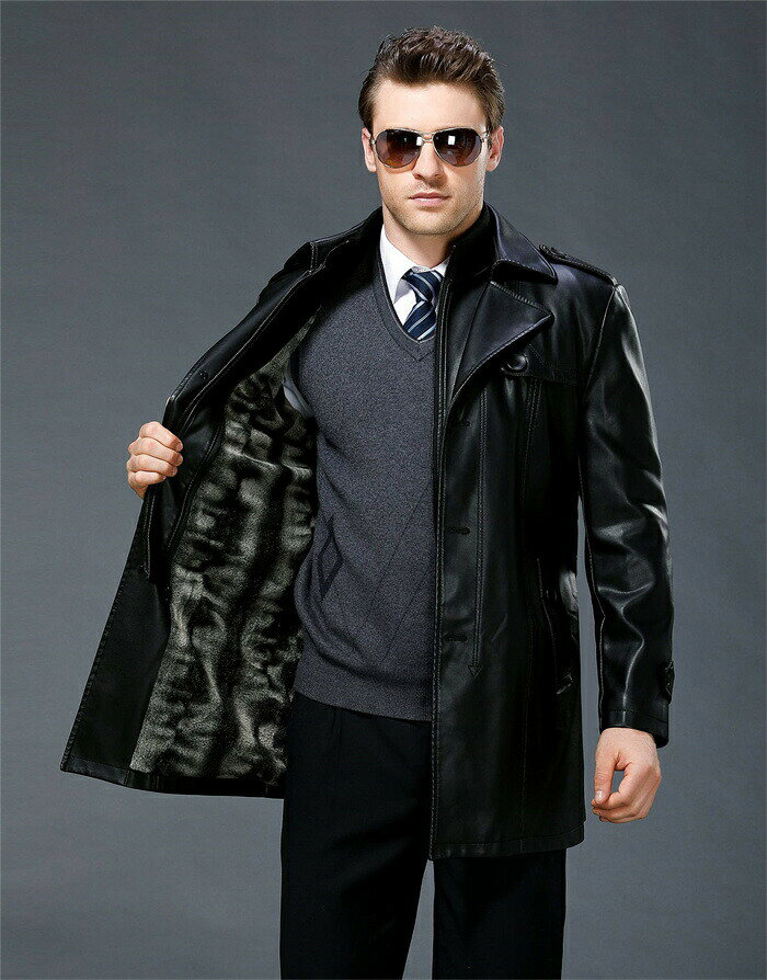 本革 ラムレザー レザージャケット メンズ 本革 レザージャケット ロング 羊革 裏起毛 レザーコート ロングコート トレンチコート ライダース 防風 ブラック 革コート アウター ベルト付き 秋冬 ビジネス 父の日 プレゼント 30代40代50代 発表会 通学 お出かけ