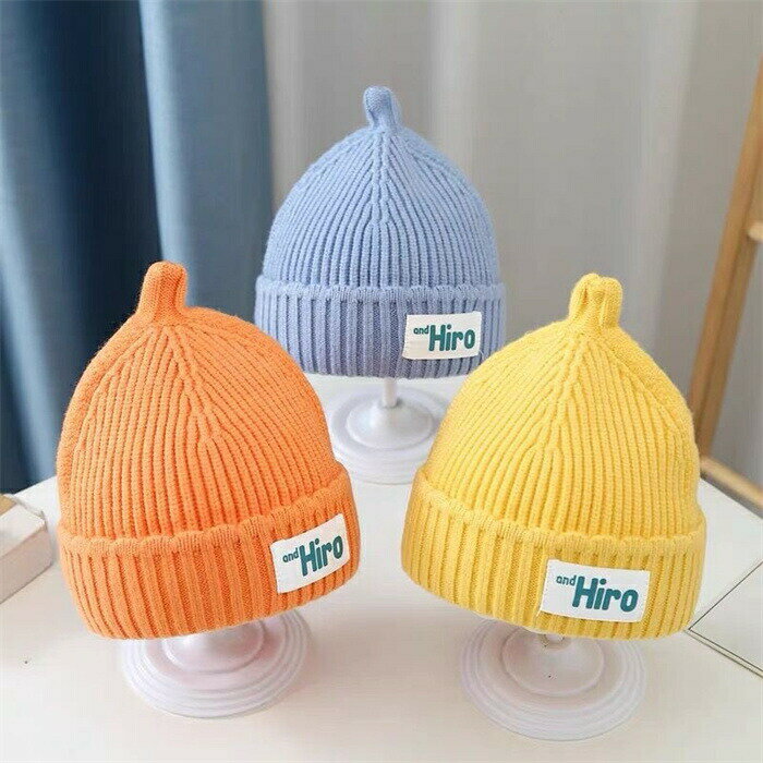 Knit Hat - 【期間限定10%OFFクーポン】ニット帽 ベビー 子供 こども キッズ 子ども 冬 帽子 厚手 雪遊び 防寒 冬物 幼稚園 通園 ふわふわ あたたかい