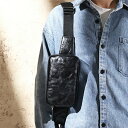 【期間限定!10%OFF発行中】ボディバッグ ワンショルダー メンズ レディース ミニボディバッグ バッグ タテ型 斜め掛け シンプル ポケット 旅行 本革 男...
