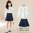 【GW限定10%OFF】子供セットアップ 女の子 2点セット 長袖 スカート キッズ 子供服 日常 発表会 入学式 ドレス セットアップ 日常 子供スーツ 綿 ...