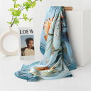 シルクスカーフ ストール 6A級シルク100% 花柄 105*105cm 正方形 絹 大判 silk プレゼント 誕生日 彼女 妻 レディース バッグ おしゃれ...