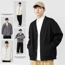 【GW限定10%OFF】メンズ セーター カーディガン ニット トップス 無地 Vネック レトロ 厚手 ジャケット 秋服 アウター シャツ ニット 長袖 ショー...