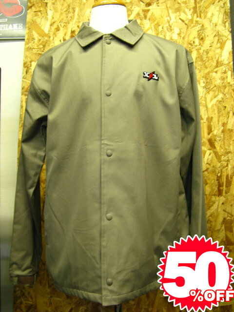 ≪1万円以上で送料無料≫homless cotton coach jacket gray bolt 【XL】