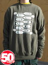 ≪1万円以上で送料無料≫50%OFF metropia CREWNECK SWEAT(MALL) olive 【XL】