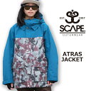 SCAPE エスケープ ATRAS JACKET アトラスジャケット SPRAY CAMO 16-17 送料無料 45%OFF 17490円引き