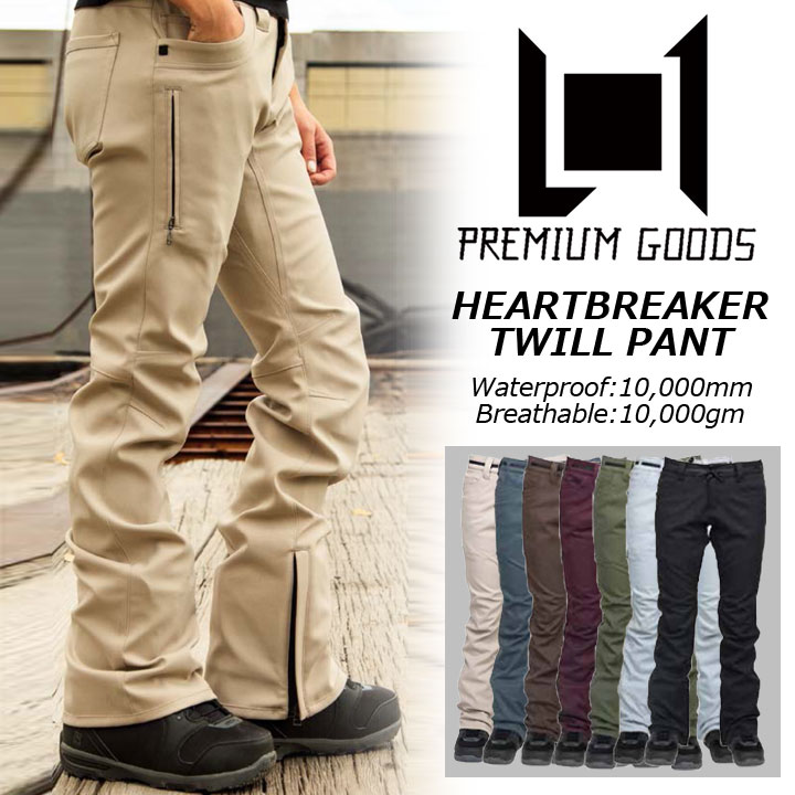 17-18 L1 PREMIUM GOODS エルワン HEARTBREAKER TWILL PANT ハートブレイカーツイルパンツ Womens レディース 30%OFF