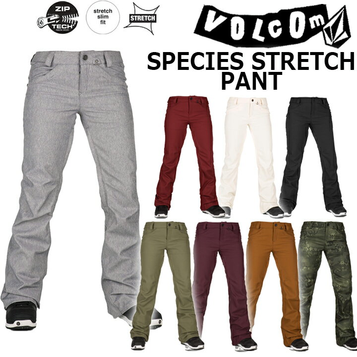 18-19 VOLCOM ܥ륳 SPECIES STRETCH PANT ԡȥåѥ WOMENS  ǥ ̵ ¨в 20%OFF